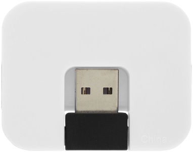 Хаб USB Gaia , колір білий - 12359801- Фото №5