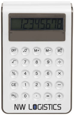 Настільний калькулятор Soundz, колір білий, суцільний чорний - 12359900- Фото №2