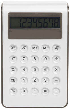 Настільний калькулятор Soundz, колір білий, суцільний чорний - 12359900- Фото №3