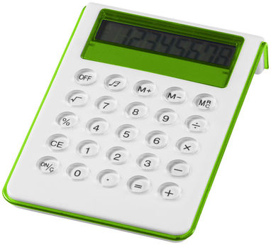 Настольный калькулятор Soundz, цвет лайм - 12359903- Фото №1
