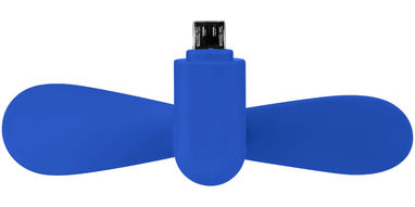 Вентилятор Airing с разъемом micro USB, цвет ярко-синий - 12387701- Фото №4