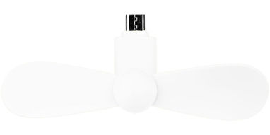 Вентилятор Airing з роз'ємом micro USB, колір білий - 12387703- Фото №3