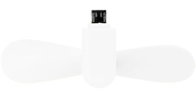 Вентилятор Airing з роз'ємом micro USB, колір білий - 12387703- Фото №4