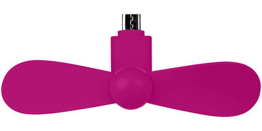 Вентилятор Airing з роз'ємом micro USB, колір рожевий - 12387705- Фото №3