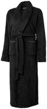 Чоловічий банний халат Barlett, колір суцільний чорний - 12608900- Фото №1