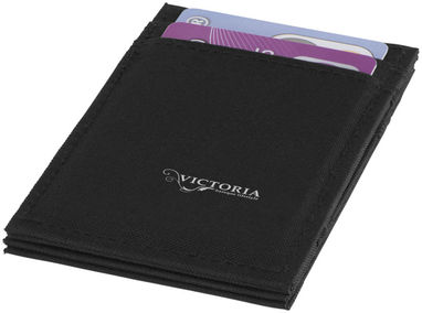 Бумажник Adventurer RFID Flip Over, цвет сплошной черный - 13003000- Фото №2