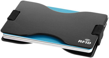 Чехол для карт RFID Adventurer, цвет сплошной черный - 13004000- Фото №1