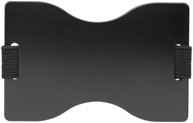 Чехол для карт RFID Adventurer, цвет сплошной черный - 13004000- Фото №5