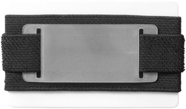 Тонкий бумажник Alicante, цвет сплошной черный - 13400100- Фото №4