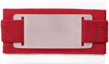 Тонкий бумажник Alicante, цвет красный - 13400102- Фото №3
