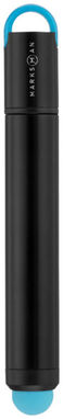Ручка-стилус Radar 2 в 1, колір суцільний чорний - 13401200- Фото №3