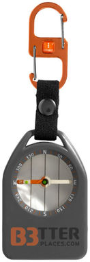 Багатофункціональний компас Alverstone, колір сірий, суцільний чорний, оранжевий - 13401500- Фото №4