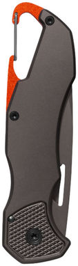 Нож Deltaform с карабином, цвет серый - 13401800- Фото №4
