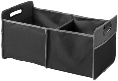 Органайзер-гармошка для багажника, цвет сплошной черный - 13402200- Фото №5