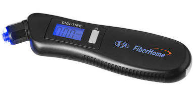 Цифровий манометр з ліхтариком 3 в 1, колір суцільний чорний - 13402500- Фото №2