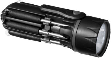 Фонарик с отвертками Spidey 8 в 1, цвет сплошной черный - 13402900- Фото №1