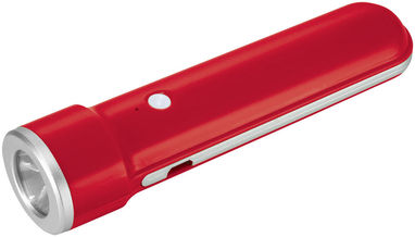 Зарядний пристрій з ліхтариком Ray , колір червоний - 13418801- Фото №1