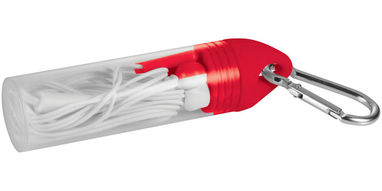 Навушники Command з музичним контролером, колір червоний, білий - 13419802- Фото №1