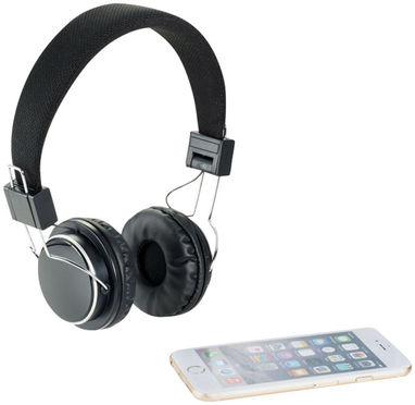 Навушники Tex Bluetooth®, колір суцільний чорний - 13419900- Фото №3