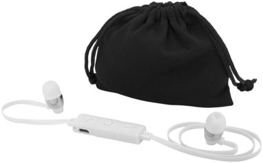 Навушники Bustle Bluetooth, колір білий - 13420501- Фото №1