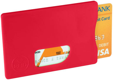 Защитный RFID чехол для кредитных карт, цвет красный - 13422603- Фото №1