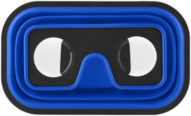 Складные силиконовые очки виртуальной реальности, цвет ярко-синий - 13422801- Фото №3