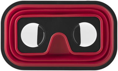 Складані силіконові окуляри віртуальної реальності, колір червоний - 13422802- Фото №5