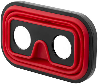 Складані силіконові окуляри віртуальної реальності, колір червоний - 13422802- Фото №9