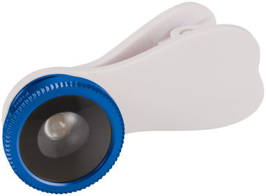 Лінзи Риб'яче око з кліпом, колір яскраво-синій - 13422902- Фото №1