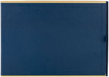 Дорожный подарочный набор с блокнотом, цвет синий - 18977000- Фото №3