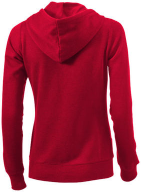 Женский свитер Utah с капюшоном на полной застежке-молнии, цвет красный  размер XS - 31225250- Фото №5