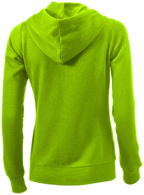 Женский свитер Utah с капюшоном на полной застежке-молнии, цвет зеленое яблоко  размер M - 31225682- Фото №5