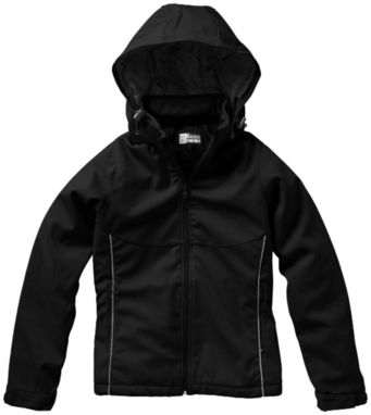 Женская куртка Софтшел Cromwell с подкладкой, цвет сплошной черный  размер XL - 31328994- Фото №3