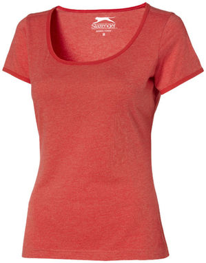 Женская футболка с короткими рукавами Chip, цвет красный яркий  размер L - 33012273- Фото №1