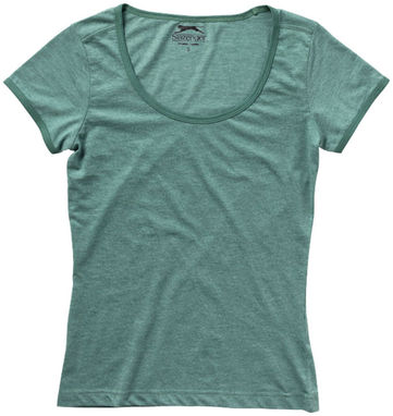 Женская футболка с короткими рукавами Chip, цвет зеленый яркий  размер S - 33012741- Фото №4