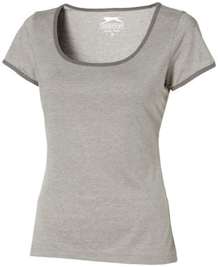 Жіноча футболка з короткими рукавами Chip, колір яскравий сірий - 33012941- Фото №1