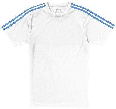 Футболка з короткими рукавами Baseline, колір білий, небесно-блакитний  розмір S - 33015011- Фото №4