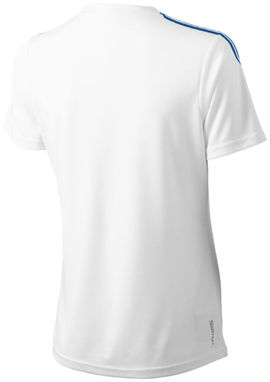Женская футболка с короткими рукавами Baseline, цвет белый, небесно-голубой  размер L - 33016013- Фото №5