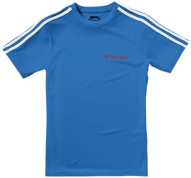 Женская футболка с короткими рукавами Baseline, цвет небесно-голубой  размер S - 33016421- Фото №2