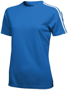 Женская футболка с короткими рукавами Baseline, цвет небесно-голубой  размер L - 33016423- Фото №1