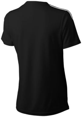 Женская футболка с короткими рукавами Baseline, цвет сплошной черный  размер S - 33016991- Фото №5