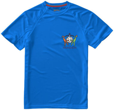 Футболка с короткими рукавами Serve, цвет небесно-голубой  размер S - 33019421- Фото №2
