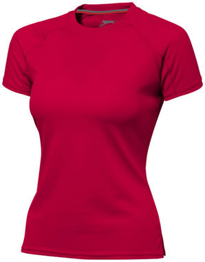 Женская футболка с короткими рукавами Serve, цвет красный  размер S - 33020251- Фото №1