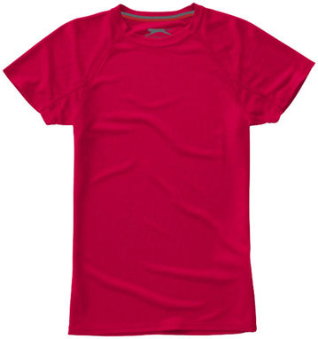 Женская футболка с короткими рукавами Serve, цвет красный  размер S - 33020251- Фото №3
