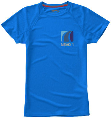 Женская футболка с короткими рукавами Serve, цвет небесно-голубой  размер XL - 33020424- Фото №2