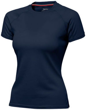 Женская футболка с короткими рукавами Serve, цвет темно-синий  размер S - 33020491- Фото №1