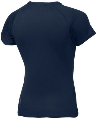 Женская футболка с короткими рукавами Serve, цвет темно-синий  размер S - 33020491- Фото №4
