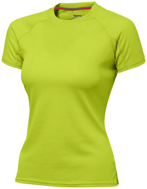Женская футболка с короткими рукавами Serve, цвет зеленое яблоко  размер S - 33020681- Фото №1