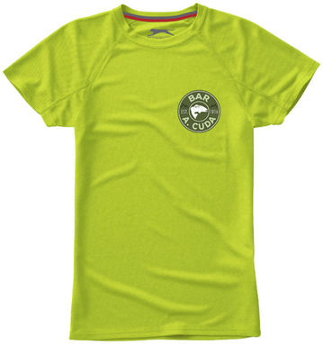 Женская футболка с короткими рукавами Serve, цвет зеленое яблоко  размер S - 33020681- Фото №2