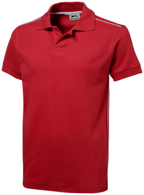 Рубашка поло с короткими рукавами Backhand, цвет красный  размер S - 33091251- Фото №1